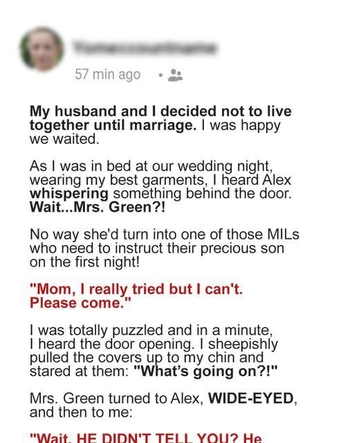 UNVEILING MY HUSBAND’S SECRET ON OUR WEDDING NIGHT