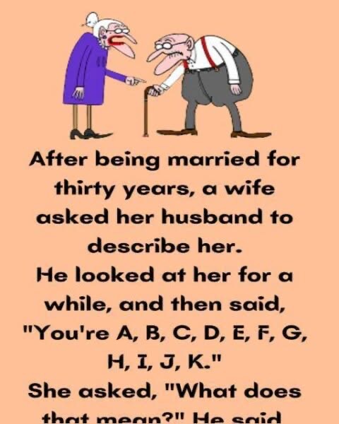 JOKE: Marriage After 30 Years