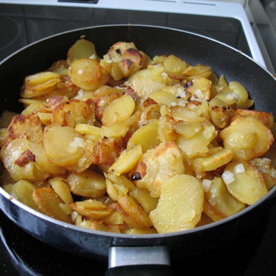 Fried Potatoes And Onions