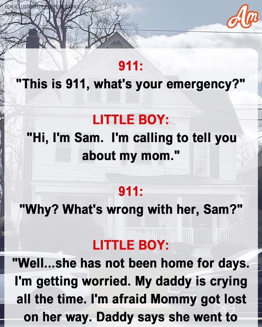 Policeman Answers Call from Crying Kid Who Says His Mother Is Gone — Story of the Day