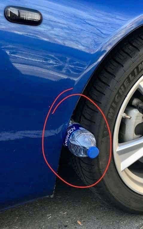 Be careful! Don’t touch the bottle