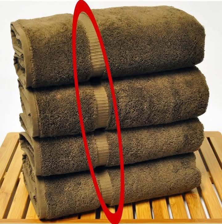 The real purpose of those mysterious lines on towels