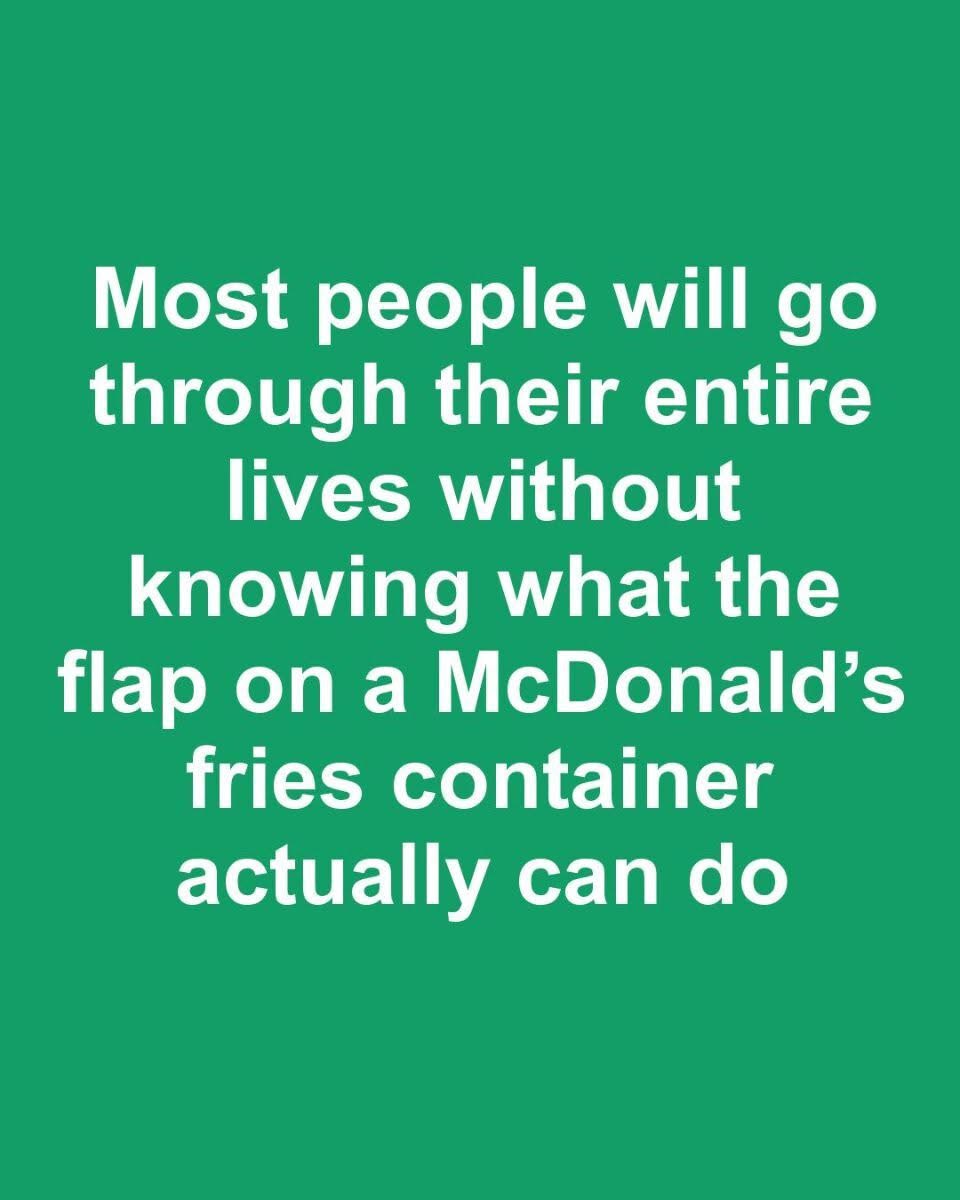 I genuinely had no idea
