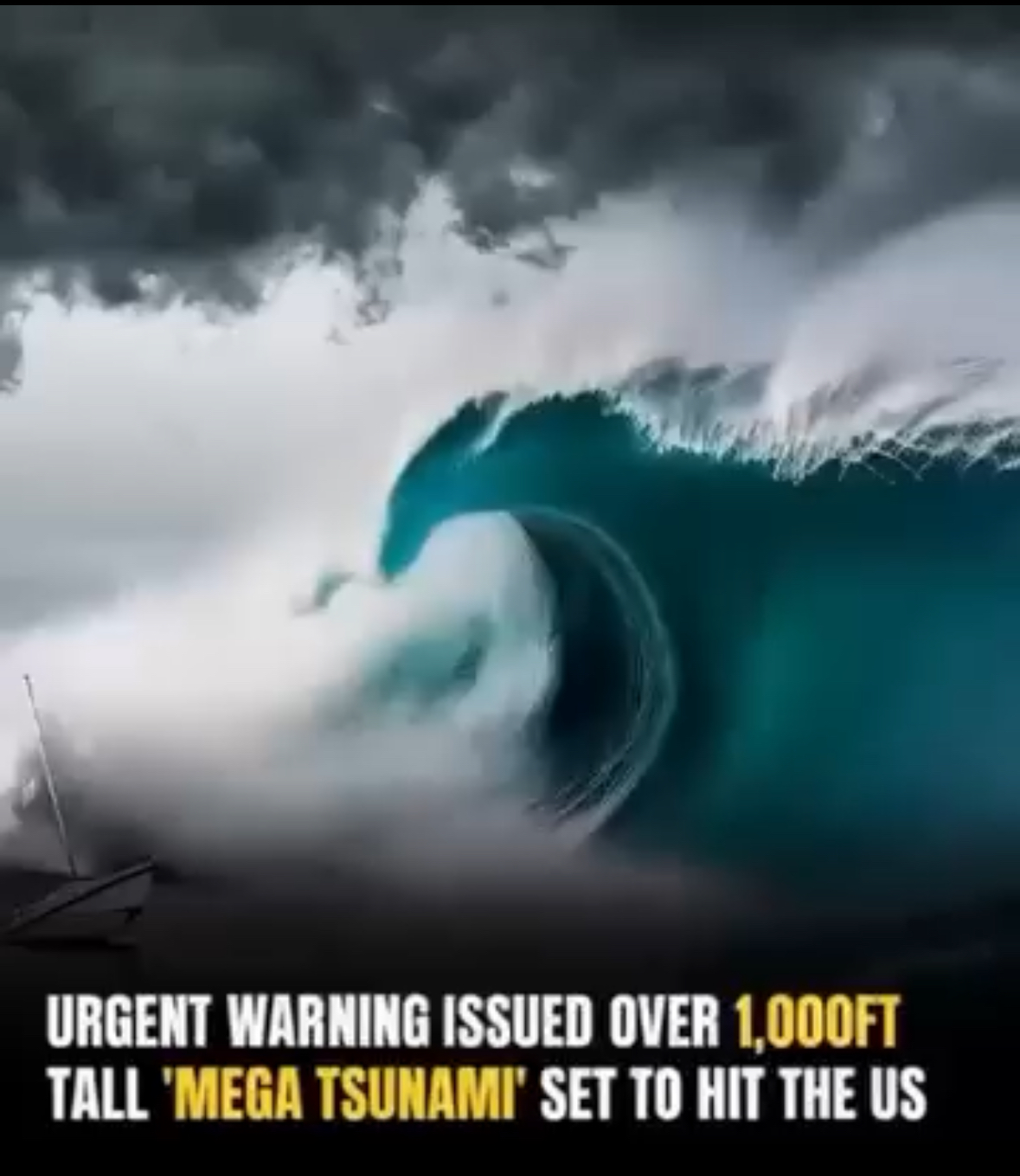 Experts Issue Chilling Warning: Is a 1,000-Foot Mega-Tsunami Heading Toward the U.S.?