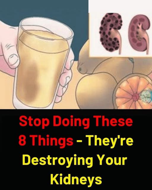 Stop Doing These 8 Things — They’re Destroying Your Kidneys