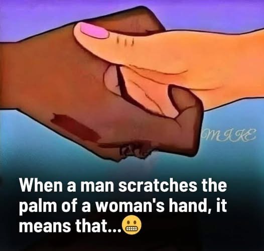What Does It Mean When A Man Scratches A Woman’s Palm?
