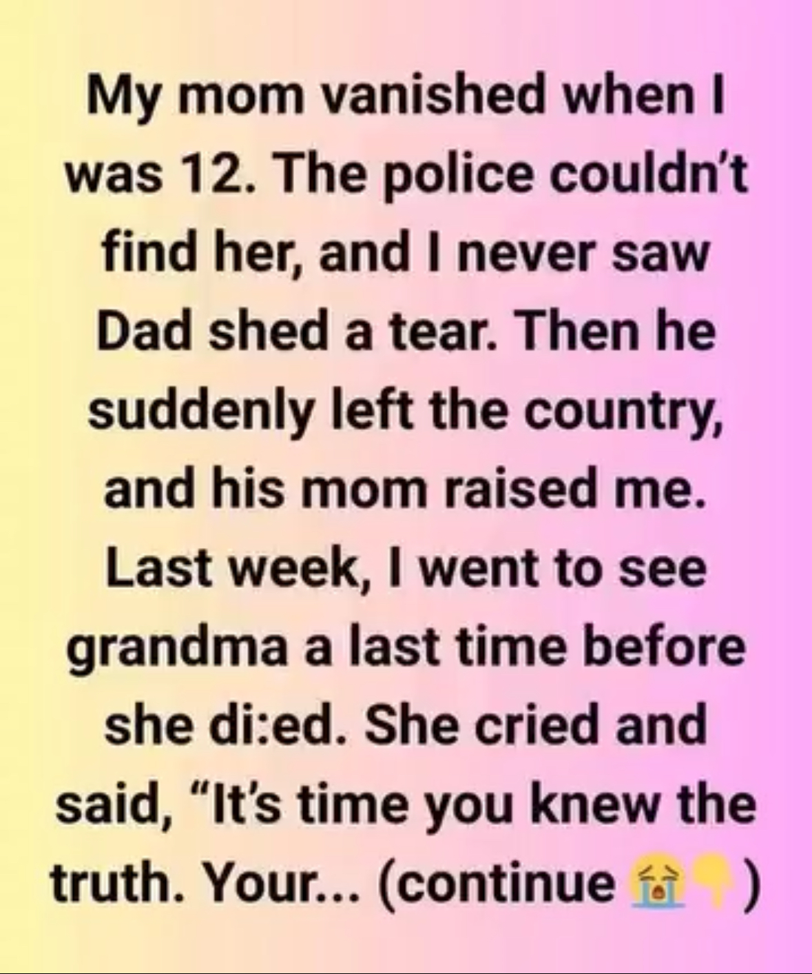 The Truth Behind My Mom’s Disappearance: A Life Built on Lies
