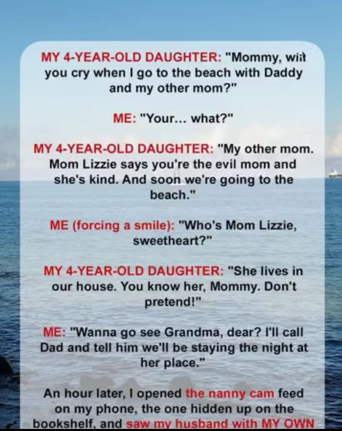 Her Other Mom and Dad”: My Daughter’s Question That Shattered Me