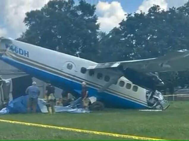 Authorities Respond To Plane Crash In Tullahoma, Tennessee