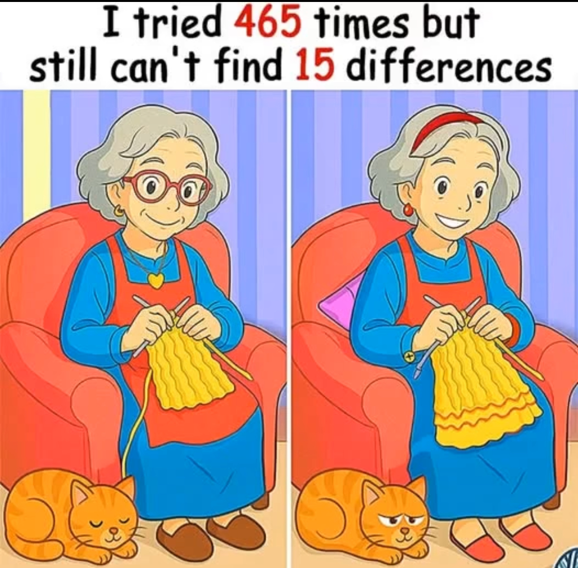 Quiz: Find the 15 Differences