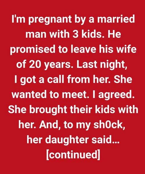 I’m a Homewrecker and Got Pregnant, Now His Wife Wants to Meet With a Bizarre Proposal