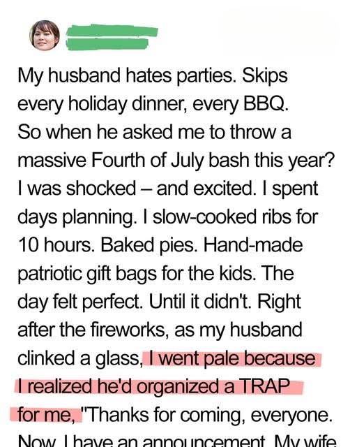 He Hosted the Perfect Party—Then Turned It into a Public Divorce Announcement