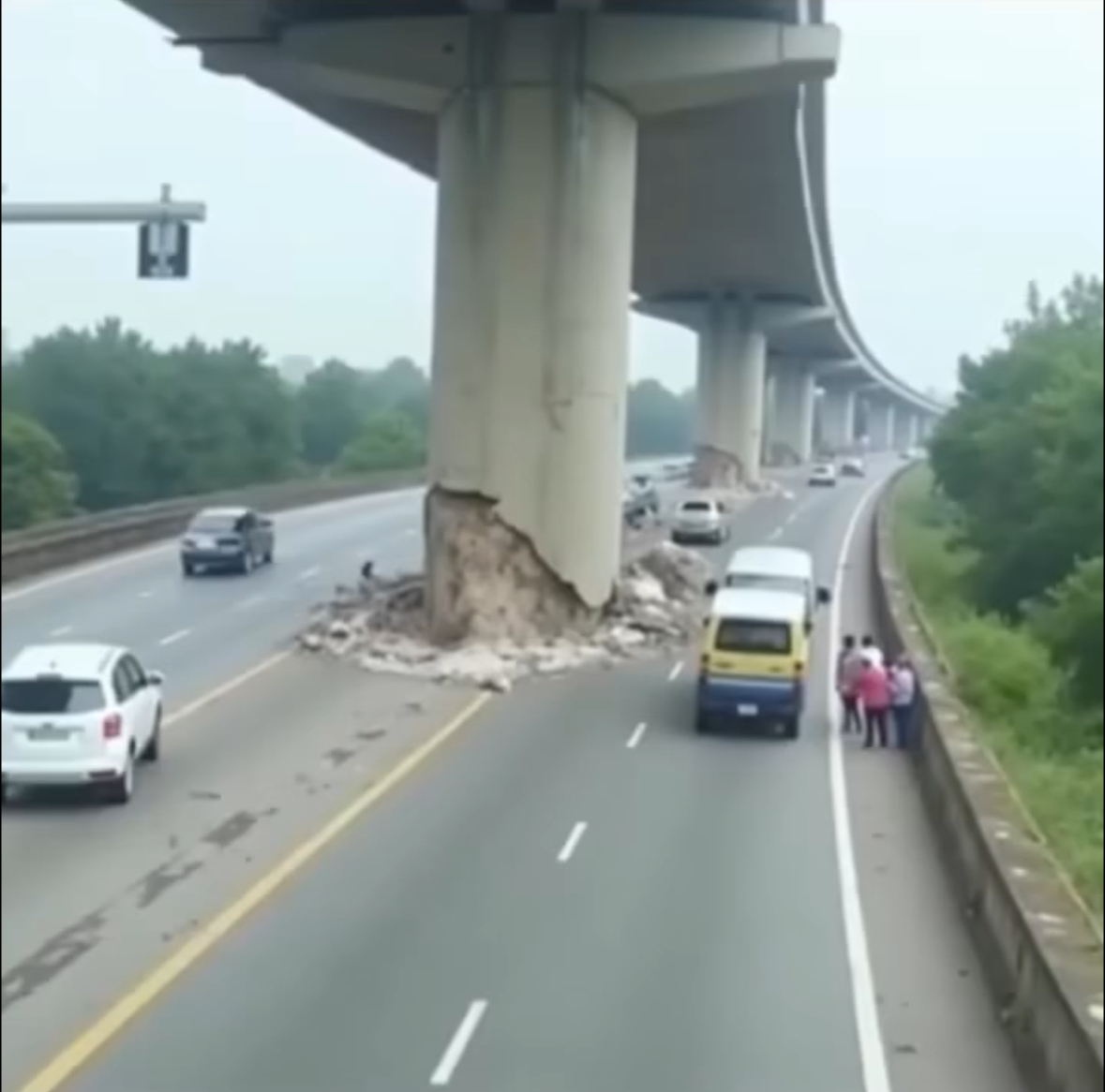 They Thought It Was Just Surface Damage Until They Checked The Next Pillar…