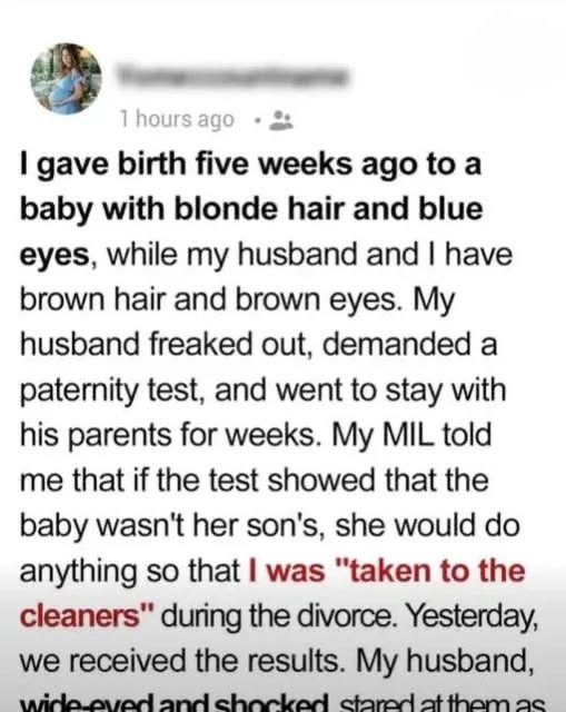 My Husband Demanded a Paternity Test, The Results Turned Our Marriage Upside