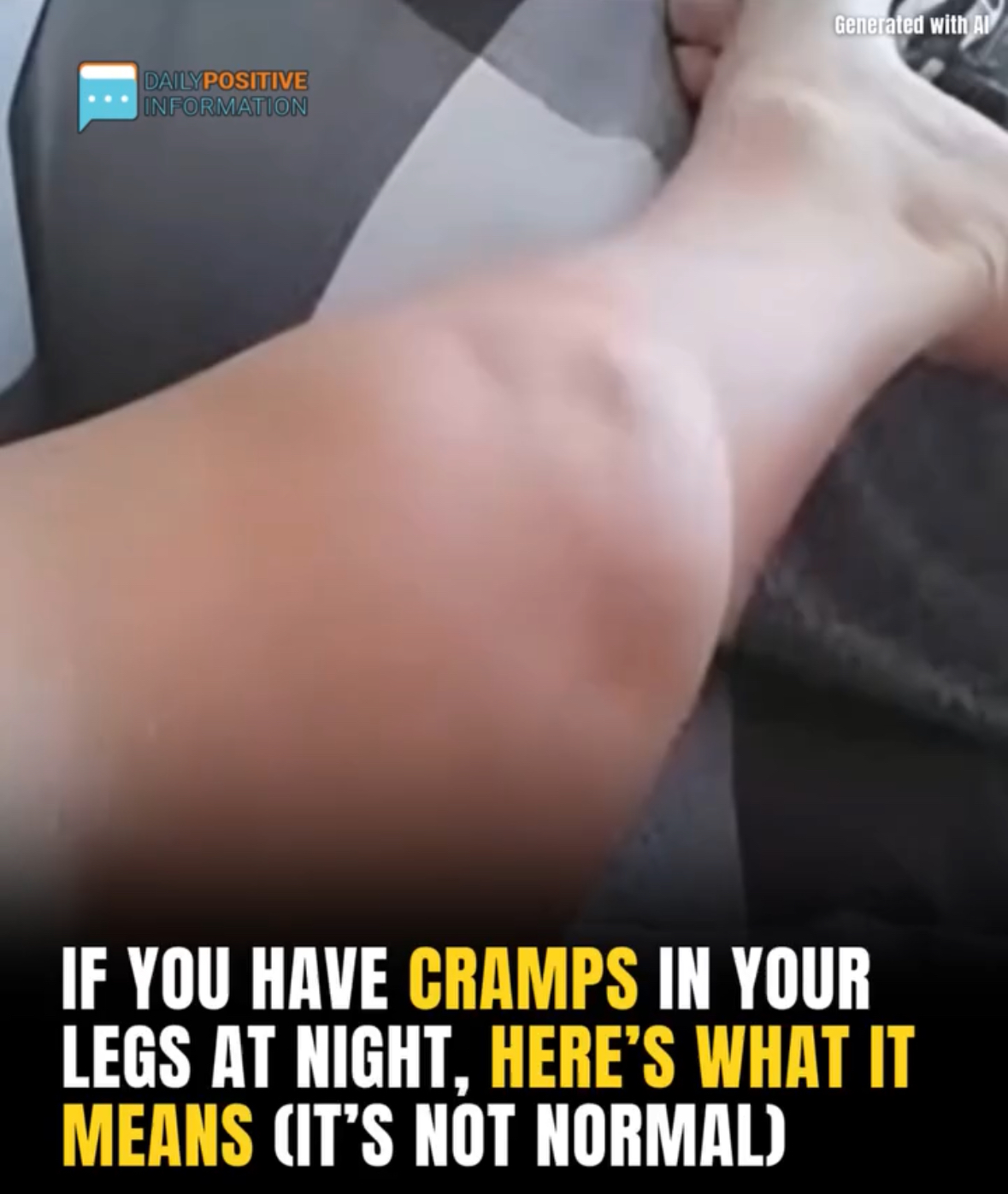 When Nighttime Leg Cramps Become a Concern