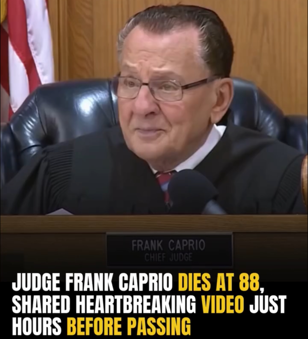 Judge Frank Caprio Dies At 88, Shared Heartbreaking Message Hours Before Passing