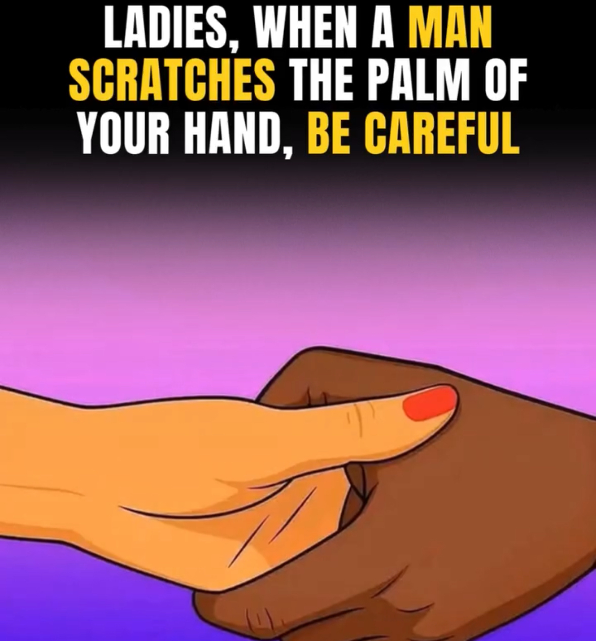 The Meaning Of The Intriguing Gesture Of Scratching The Palm Of Another Person’s Hand