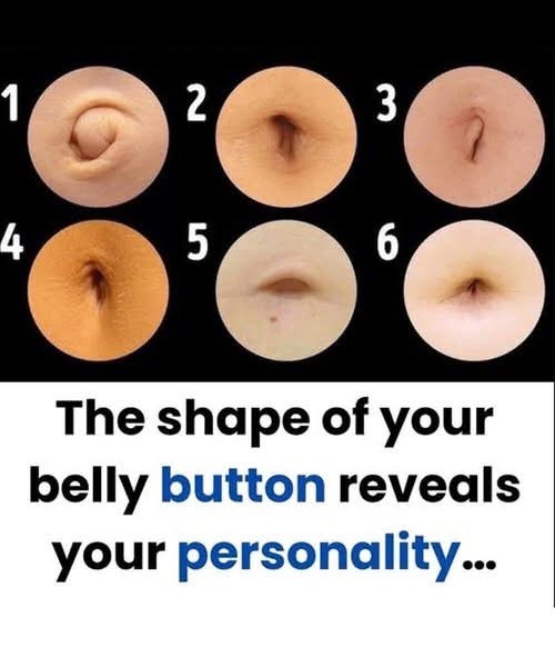 The shape of your belly button reveals your personality