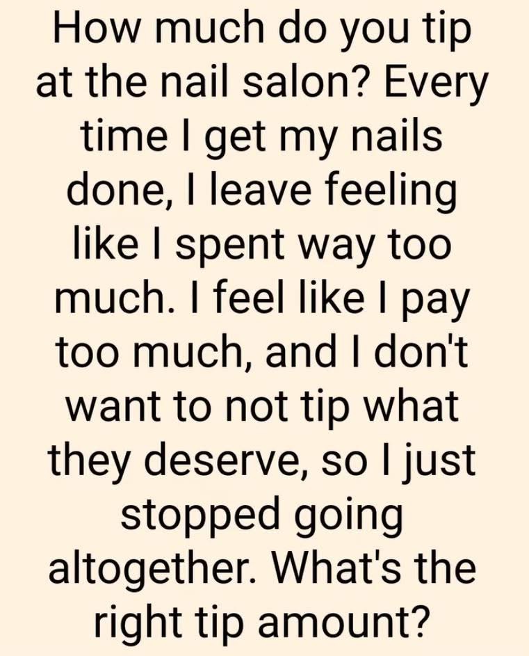 A Simple Guide to Nail Salon Tipping Etiquette