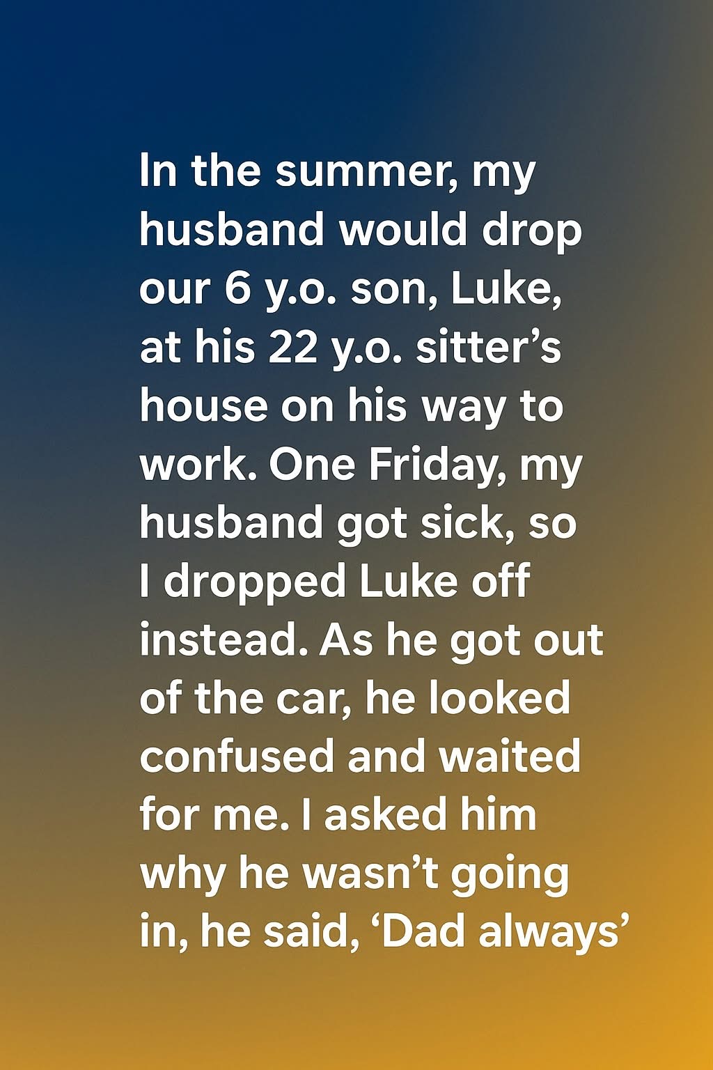 How One Summer Morning Redefined My Path