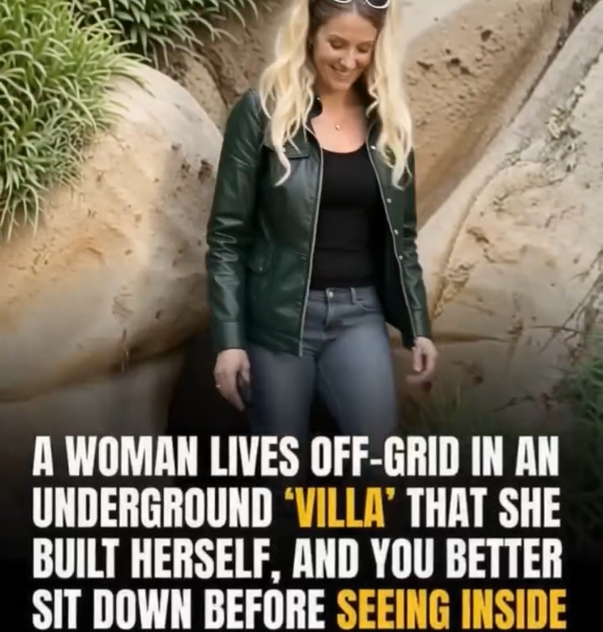 Woman Builds Unique Underground Home Off the Grid