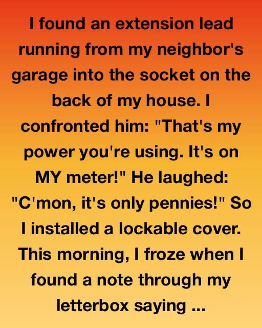 What an Orange Extension Cord Taught Me