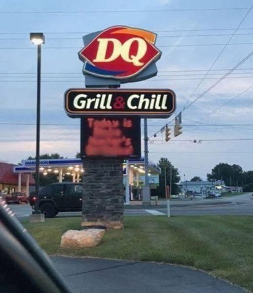 A Seasonal Sign Sparks Debate at a Wisconsin Dairy Queen