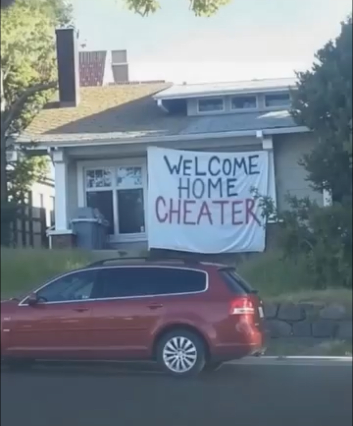A Mysterious Banner Appeared Outside Our House One Day—The Real Surprise Was Who Wrote It and Why
