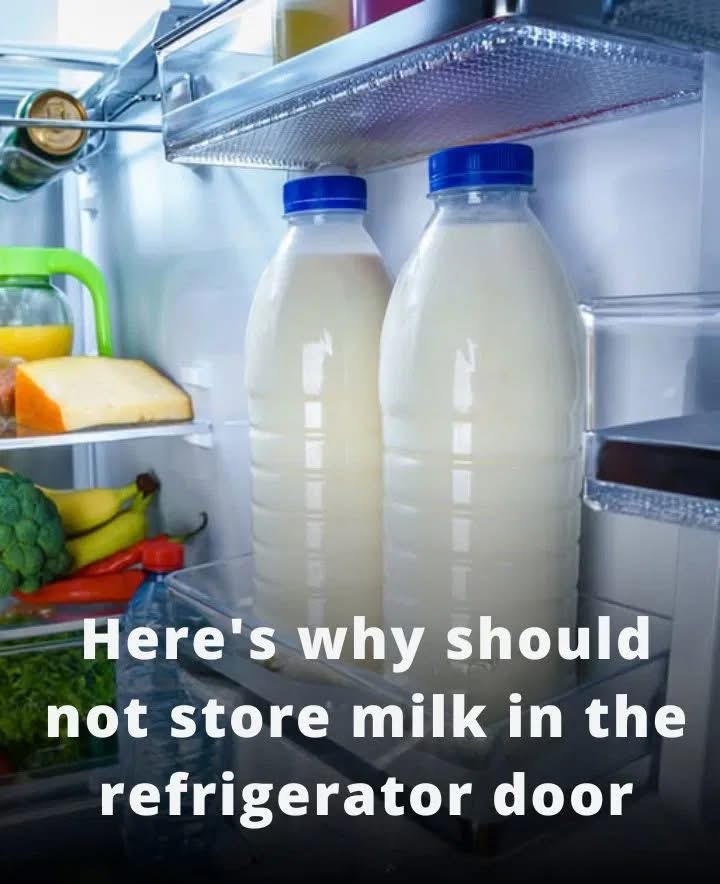 Why You Should No Longer Store Milk In The Refrigerator Door