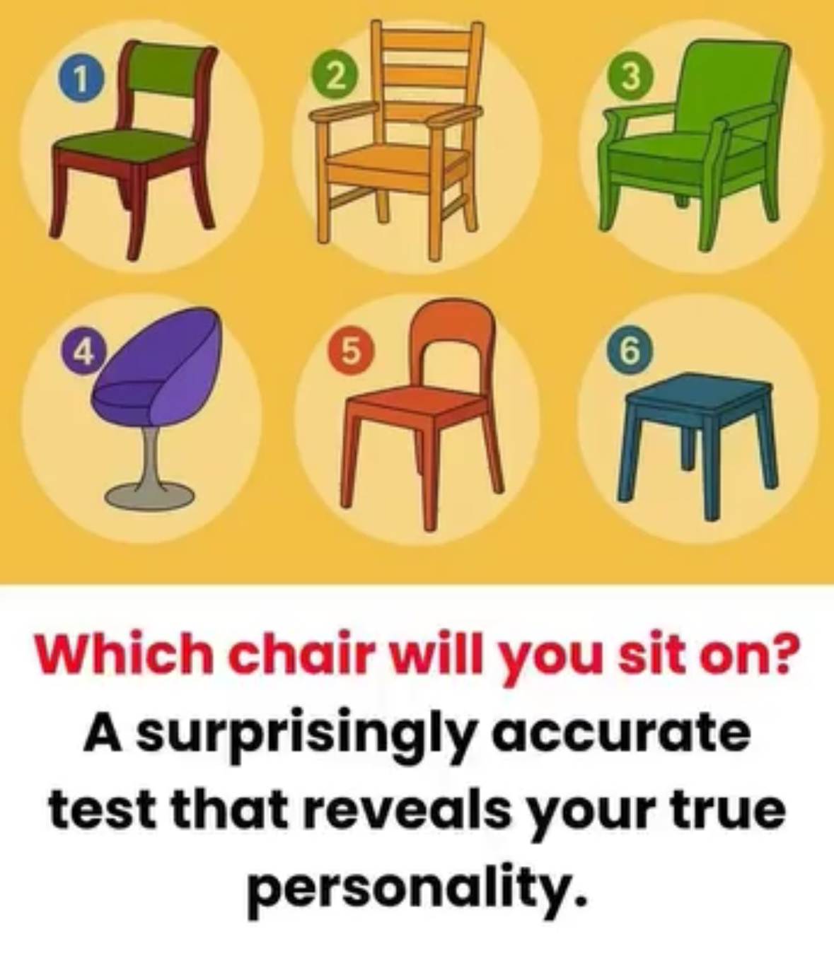 Which Chair Best Matches Your Personality?