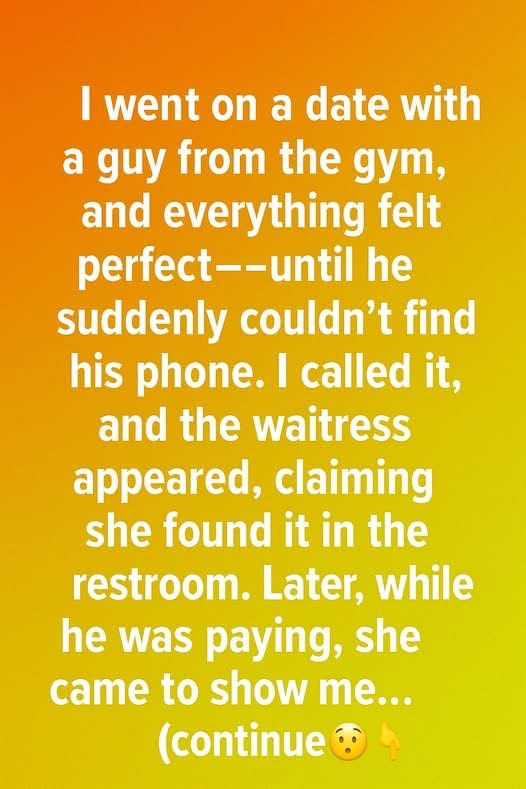 The Waitress Handed Me His Phone — What I Saw Changed Everything