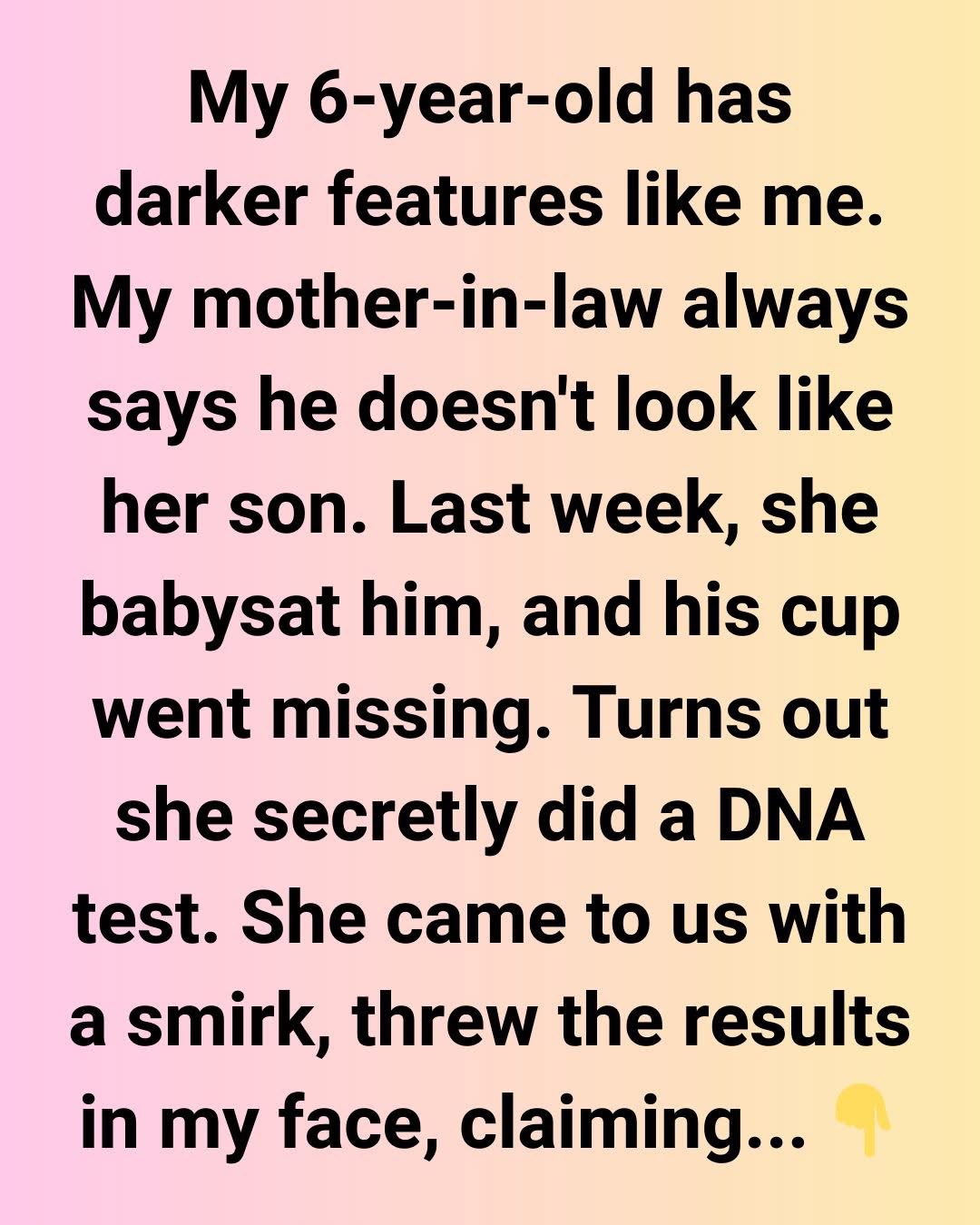 My Mother-in-Law Secretly DNA Tested My Son