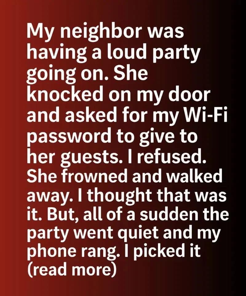 I Refused to Share My Wi-Fi with a Neighbor
