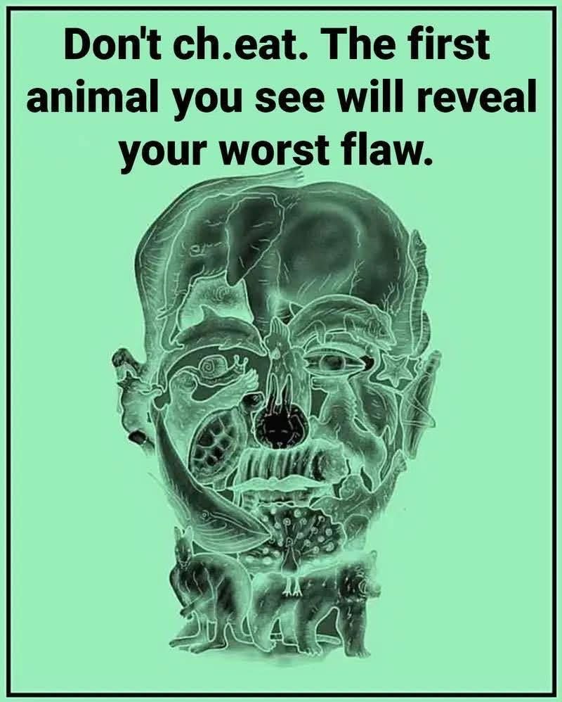 The First Animal You See in This Optical Illusion Might Reveal