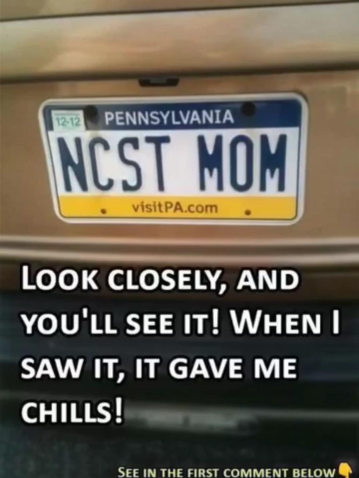 A Perth License Plate Went Viral for a Hidden Message You Can Only See Upside Down