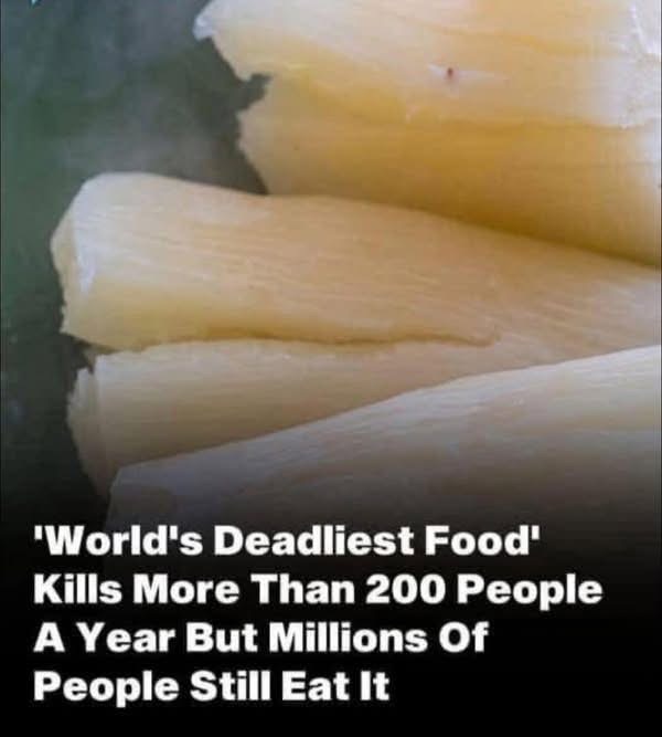 The ‘world’s deadliest food’ claims over 200 lives every year, yet nearly 500 million people still eat it