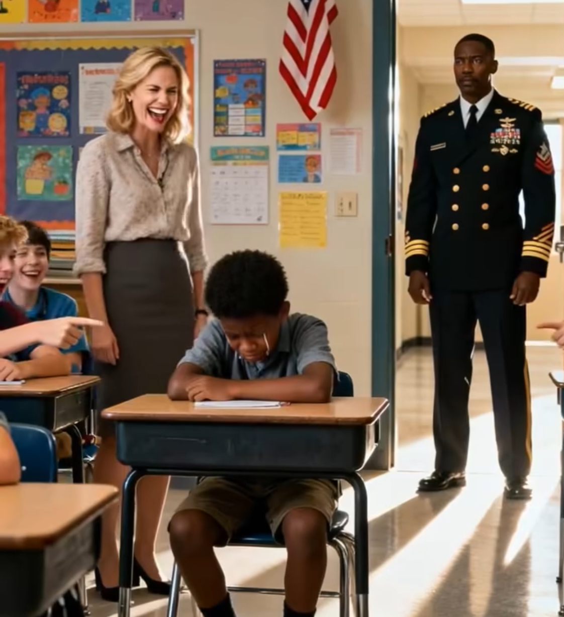 The Child In The Classroom Became The Target Of Ridicule From The Teacher And Classmates, But What Happened A Few Minutes Later Made Everyone Fall Silent