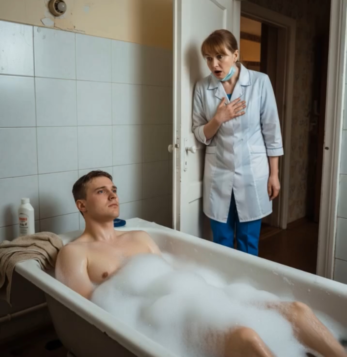 To Avoid Losing Her Job, The Nurse Agreed To Bathe A Paralyzed Young Man — But During The Bath, She Saw Something That Made Her Freeze In Terror