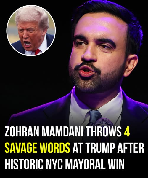 New York’s mayor-elect Zohran Mamdani drops 4 fiery words for Trump