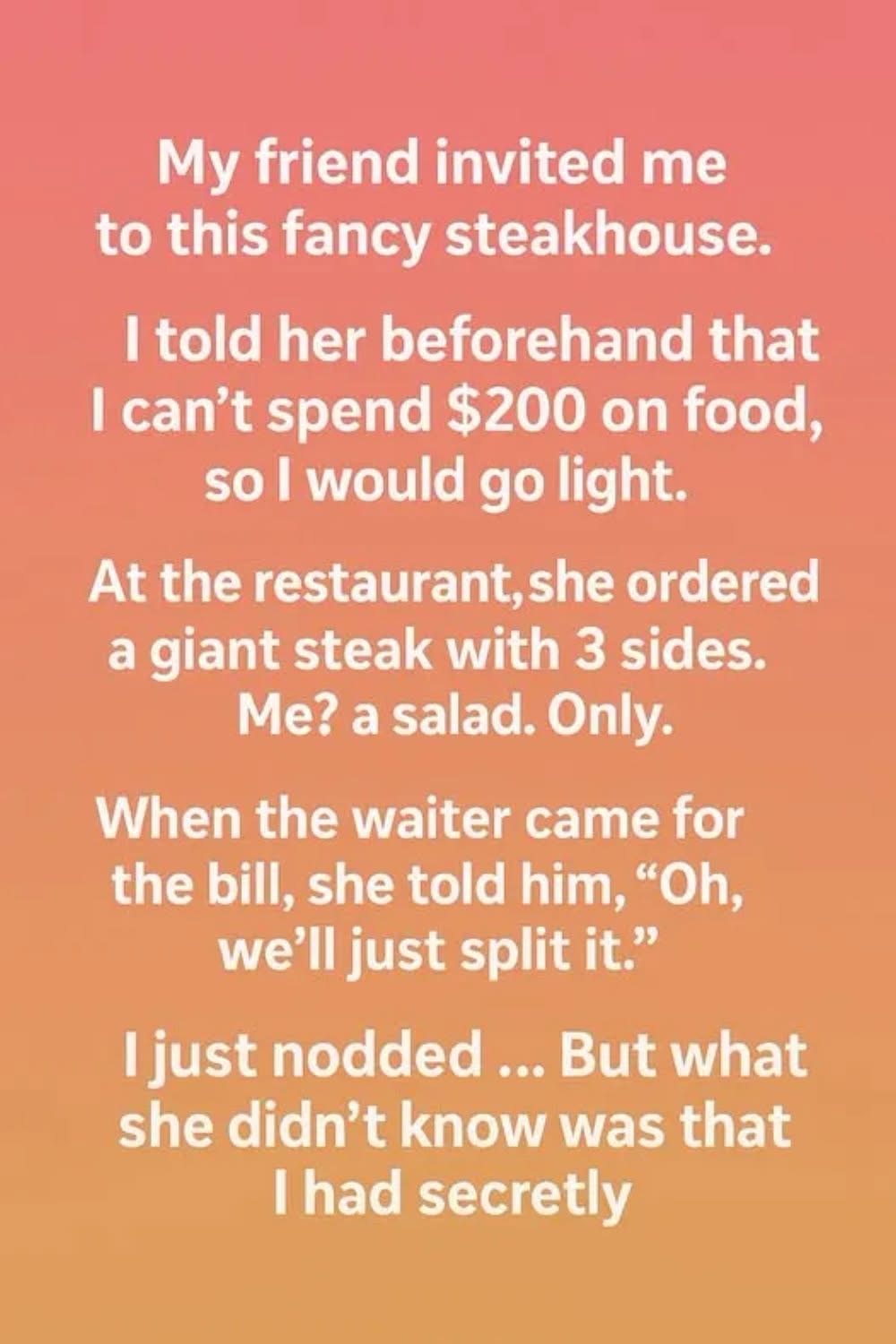 The Dinner That Taught Me How To Stand Up For Myself, Without Losing