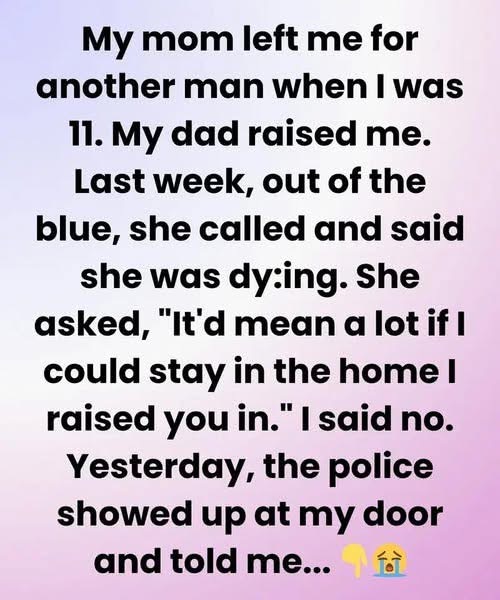 My Mom Left Me For Another Man When I Was 11 And Now She’s Back At My Door
