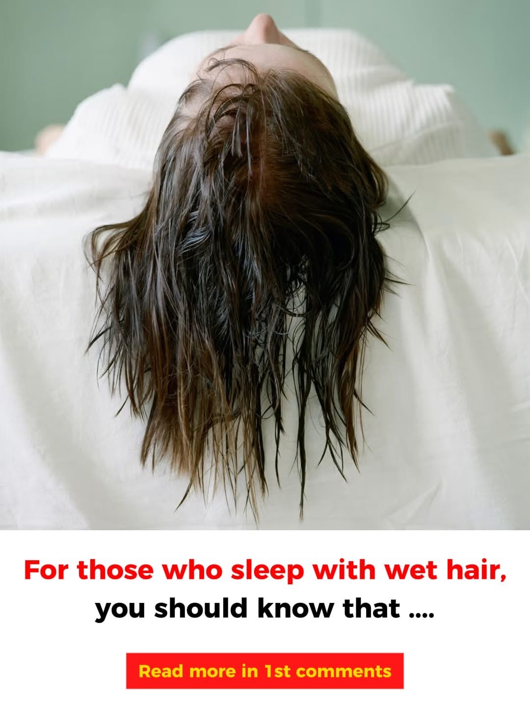 Is Sleeping with Wet Hair Really That Bad