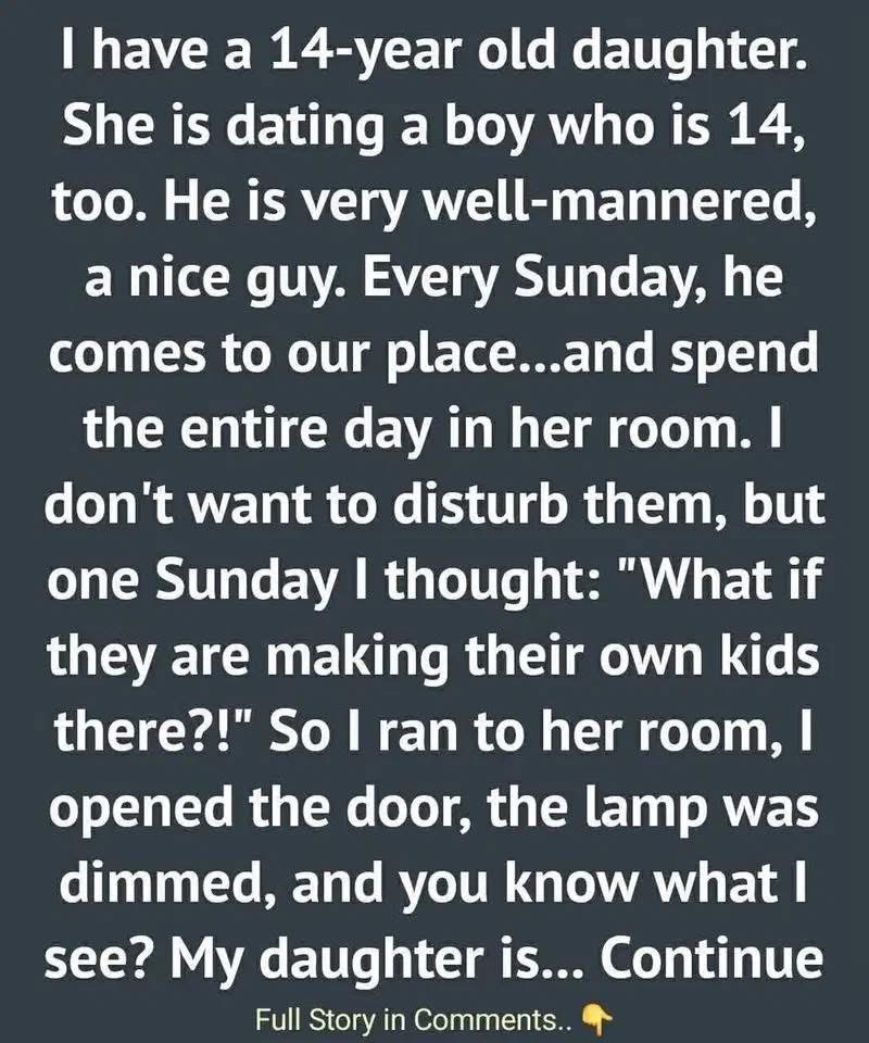 I opened my teenage daughter’s door — and stopped in sh0ck at what she was doing