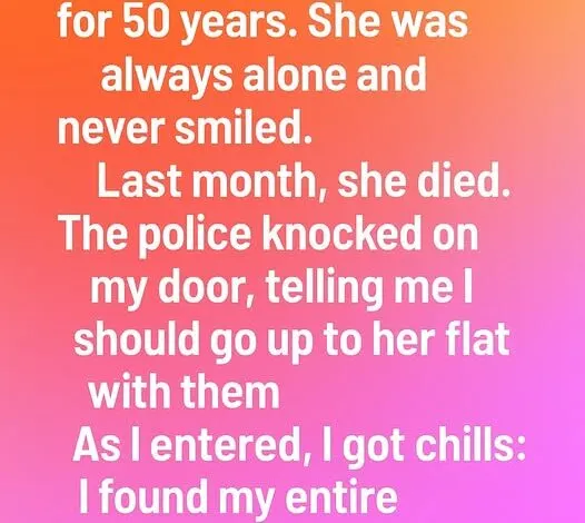 She Lived Alone For 50 Years, What I Found In Her Apartment After She Died Left Me