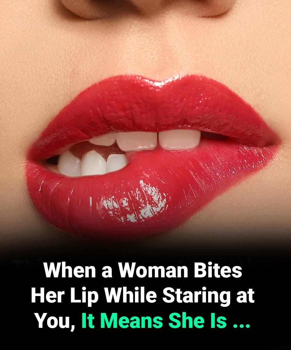 When a Woman Bites Her Lip While Looking at You โ What Sheโs Really Communicating