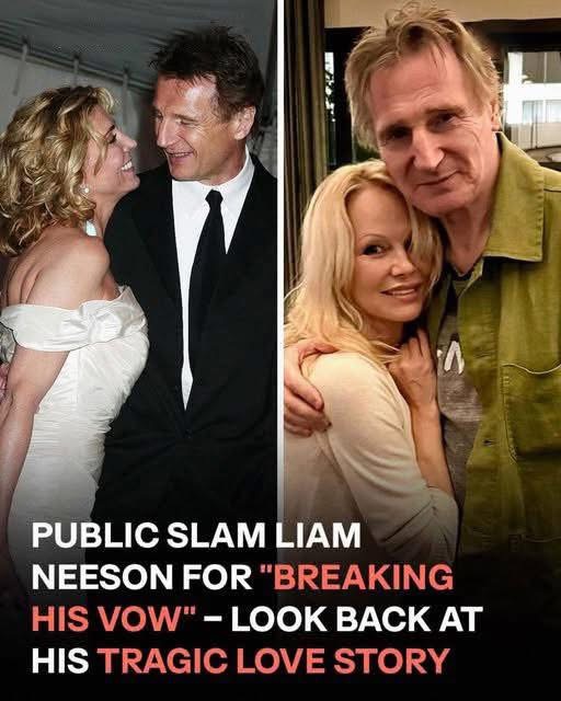 Pamela Anderson’s Dating News Sparks Debate as Liam Neeson’s Photos with His Late Wife Go Viral Again