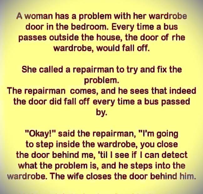 A Woman Struggles With Her Bedroom Wardrobe Door โ Wait for the Ending