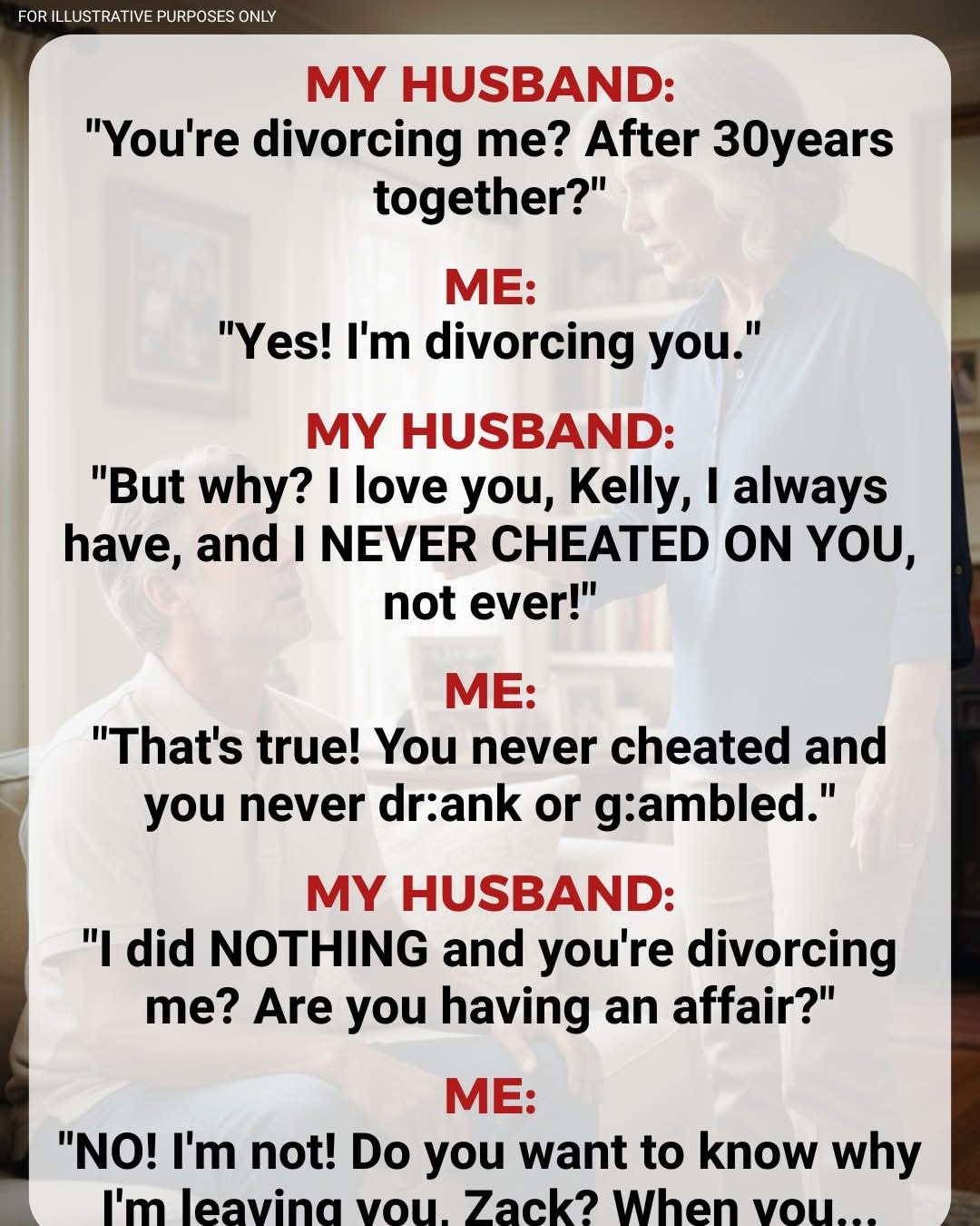 After 30 Years of Marriage I Asked for a Divorce