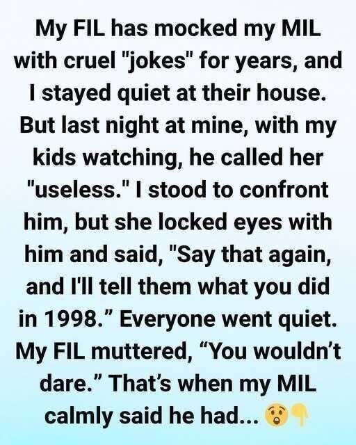 He Called Her “Useless” in Front of Everyone — But When She Calmly Mentioned the Year 1998, the Entire Room Fell Silent, and He Realized Too Late That the Woman He’d Just Insulted Was the Reason His Career Even Existed
