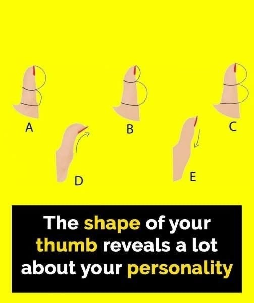 What Your Thumb Shape Says About Who You Are